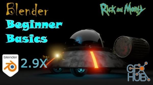 Blender Beginner Basics: Rick and Morty Spaceship