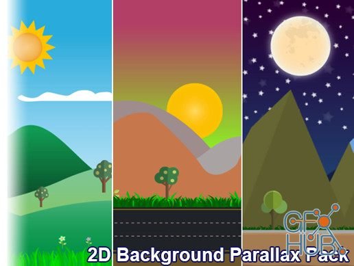 Unity Asset – 2D Background Parallax Pack