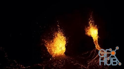MotionArray – Aerial Of Volcano Lava Holuhraun Seis 950641