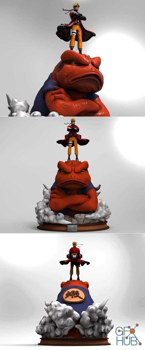 NAruto Gamakichi – 3D Print