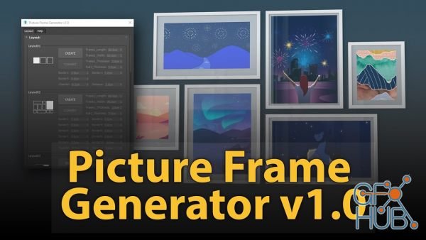 Picture Frame Generator v2.0 for 3ds Max