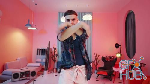 MotionArray – Young Man Dancing Vogue In Studio 914070