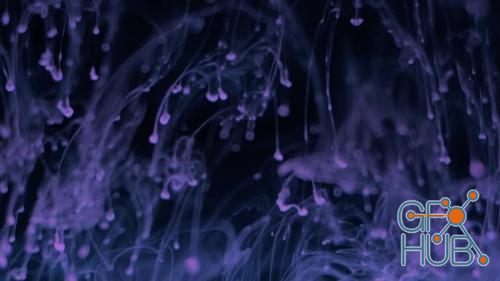 MotionArray – Purple Glowing Ink Sinking 922769