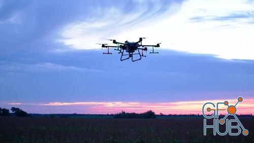 MotionArray – A Farm Drone 1033436
