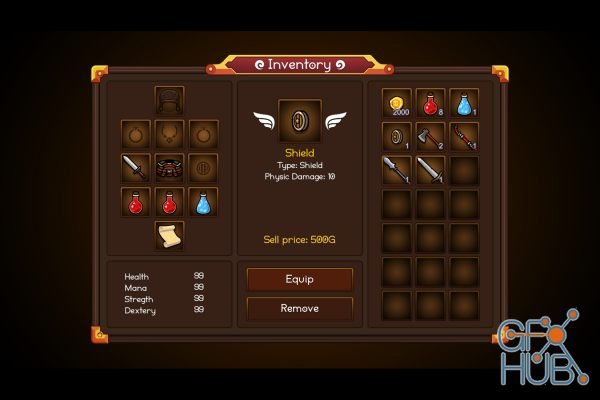 Unity Asset – Fantasy Inventory System