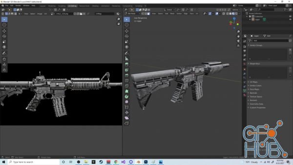 How To Model Low Poly Guns In Blender