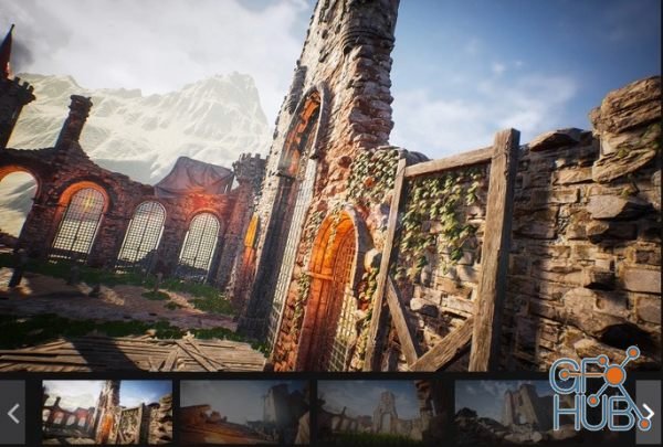 Unreal Engine Marketplace – Fantasy Medieval Castle Kit