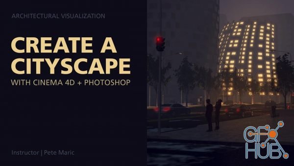 Create a Cityscape with Cinema 4D + Photoshop