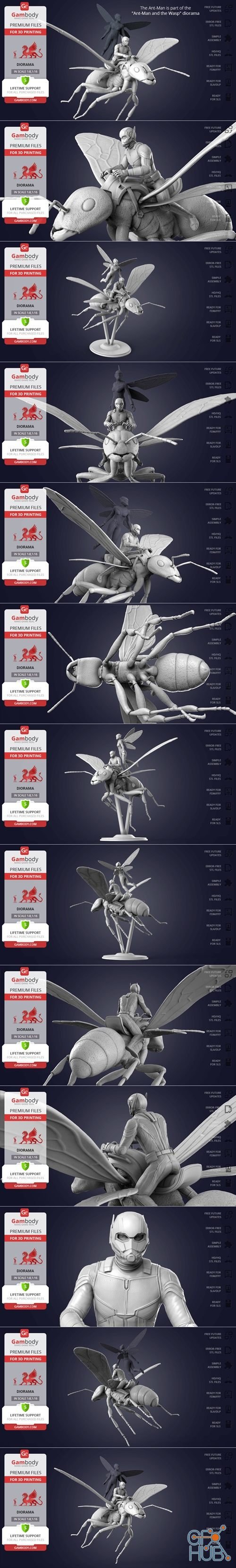 Ant-Man for diorama – 3D Print