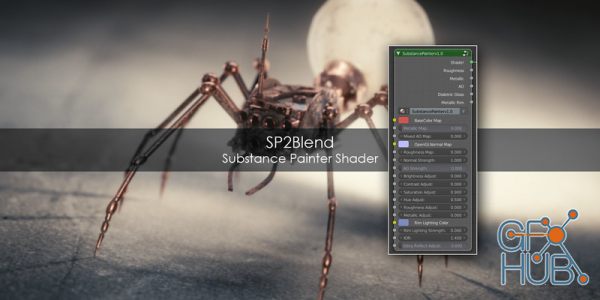 Blender Market – Sp2blend: Substance Painter Shader v1.1