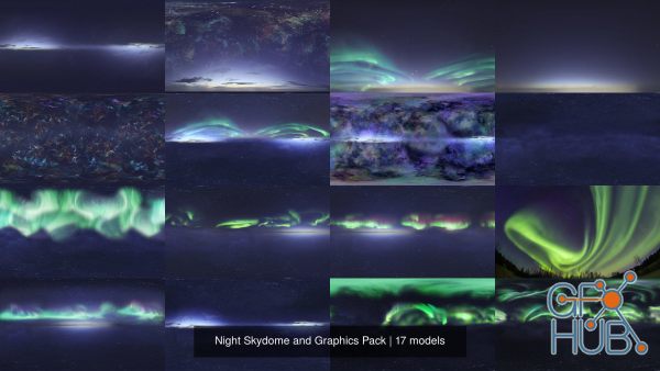 CGtrader – Night Skydome and Graphics Pack Texture