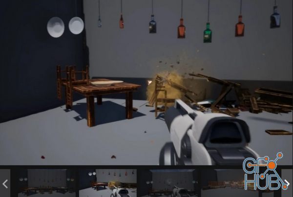 Unreal Engine Marketplace – Destructible Props