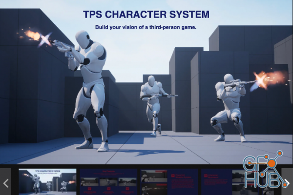 Unreal Engine Marketplace – TPS Character System