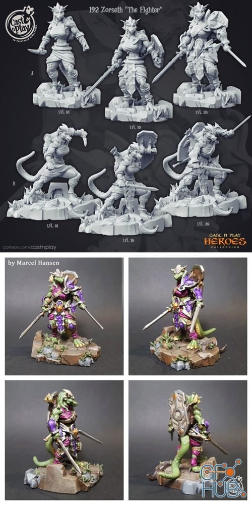 Zorseth The Fighter – 3D Print