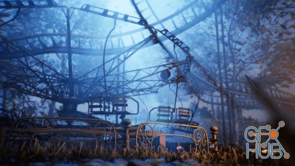 Unreal Engine Marketplace – Abandoned Amusement Park