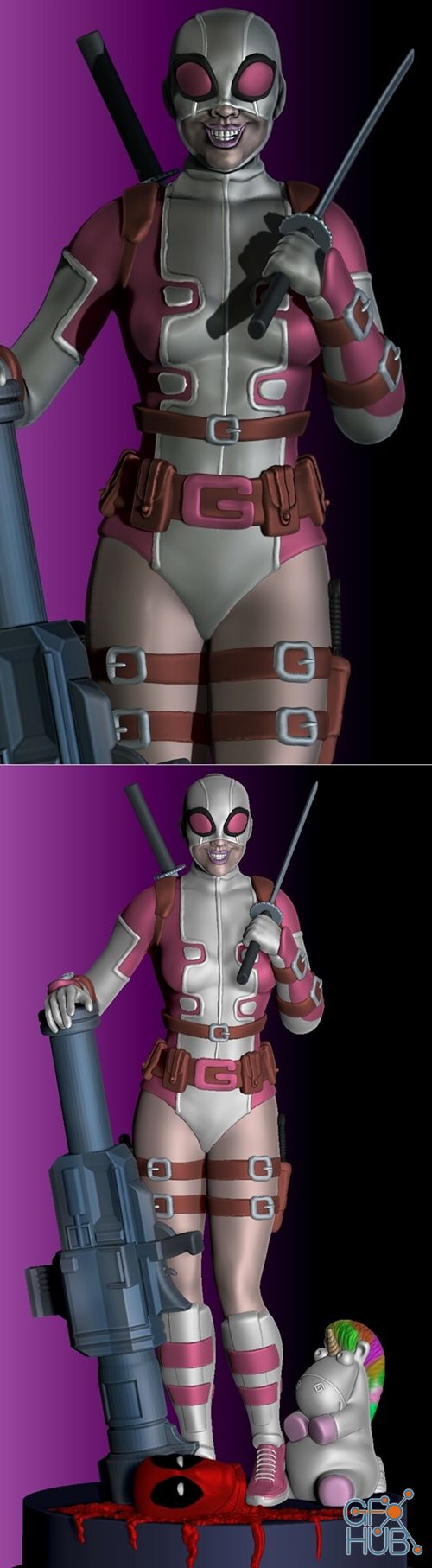Gwenpool – 3D Print