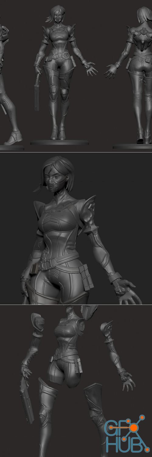 Valorant Viper figuer – 3D Print