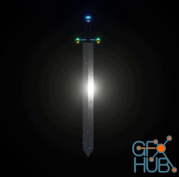 Design Magic Sword in Blender