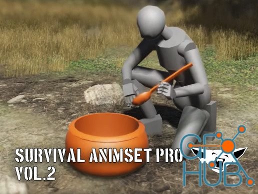 Unity Asset – Survival Animset Pro vol.2