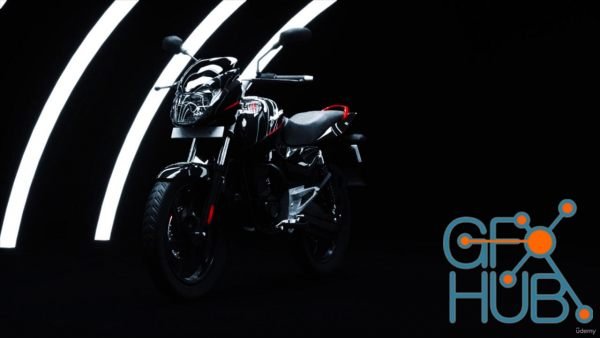 Hard Surface Vehicle Modeling Bajaj Pulsar 3Ds Max+Corona