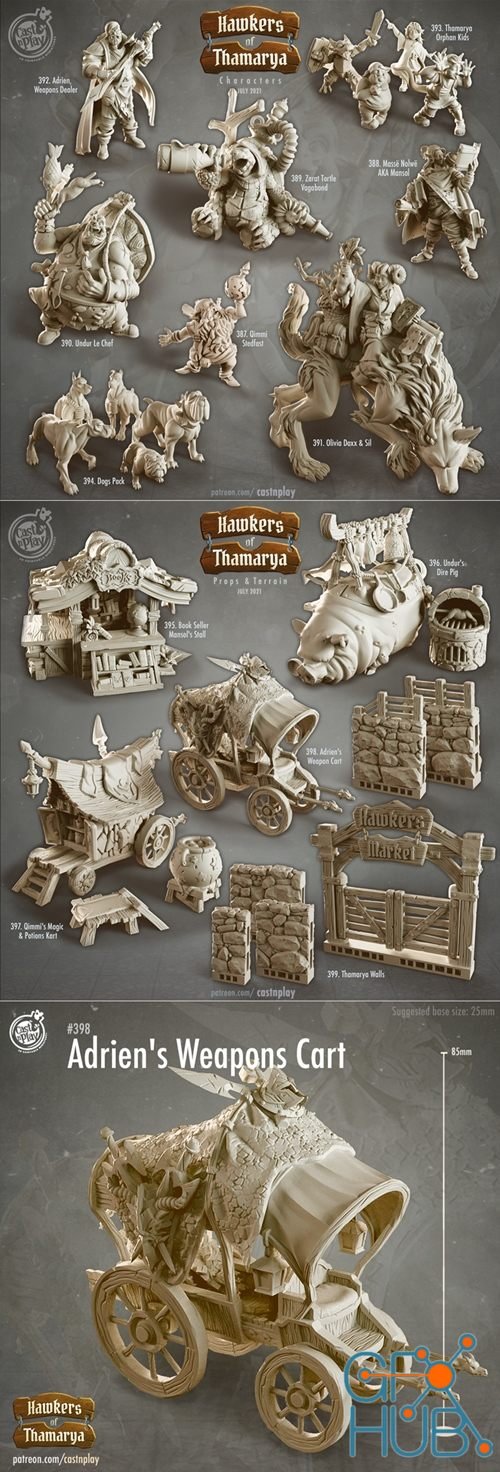 Adrien’s Weapon Cart – 3D Print