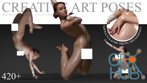 CREATIVE ART POSES 420+REFERENCE PICTURES
