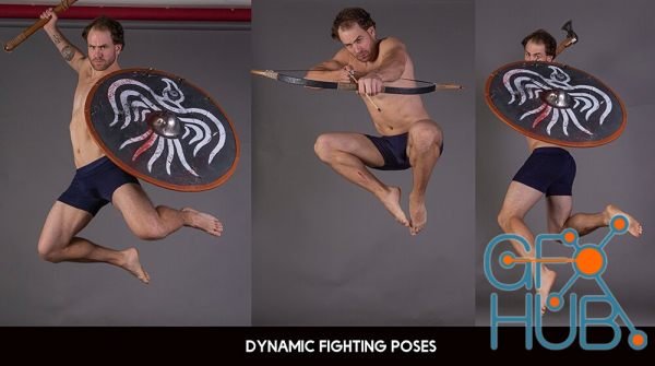 Premium Photo | A ninja man holds on to a fighting stick and attacks  closeup on gray studio background