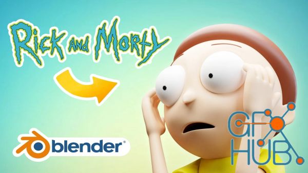 Learn How to Create A 3D Rick And Morty Character