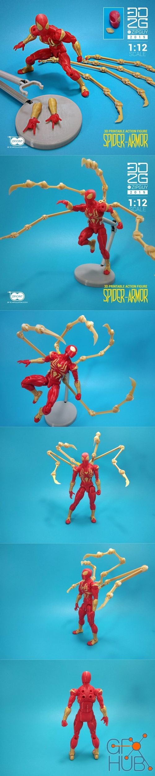 Spider armor upgrade pack – 3D Print