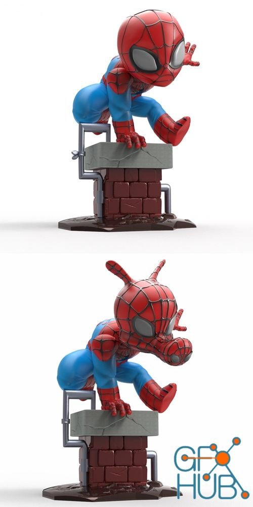 Chibi Spider-Man – 3D Print