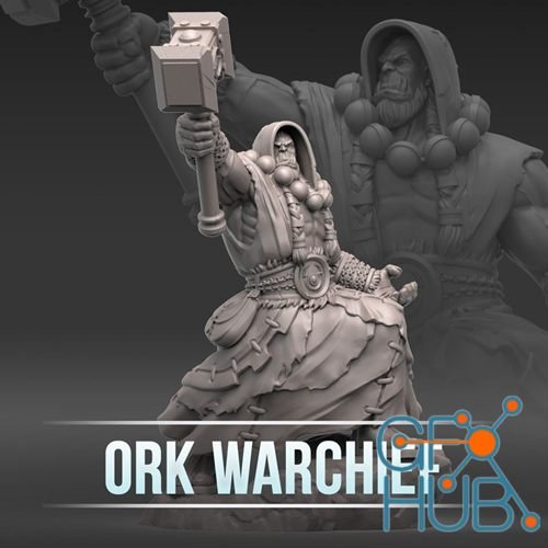 Ork Warcheef – 3D Print