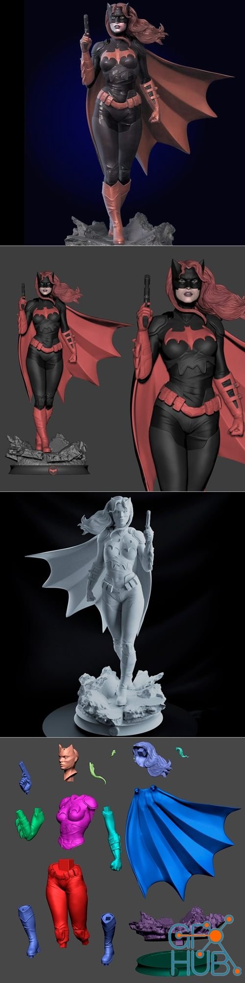 Bat Woman – 3D Print