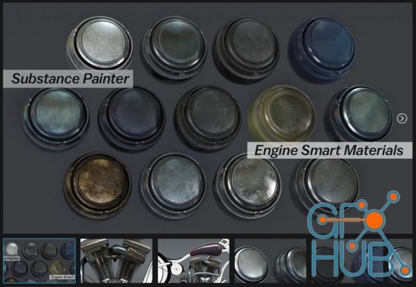 13 Substance Painter Engine Metal Automotive Smart Materials