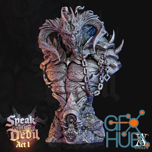 Azael, Pit Lord - BUST – 3D Print