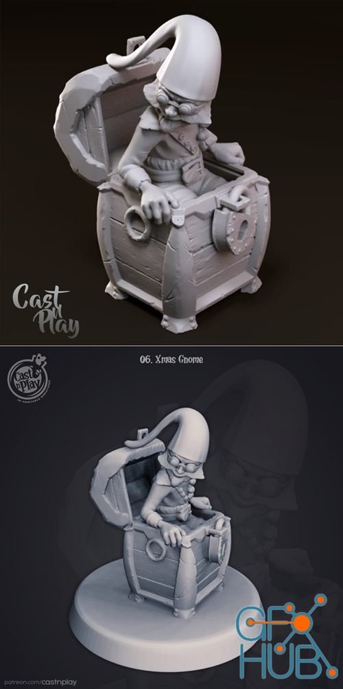 xMas Gnome – 3D Print