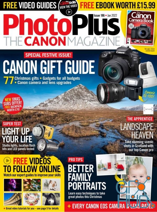 PhotoPlus – The Canon Magazine – Issue 186, January 2022 (True PDF)