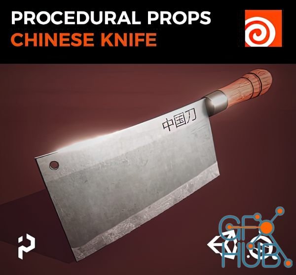 Houdini 18 - Procedural Props - Chinese Knife