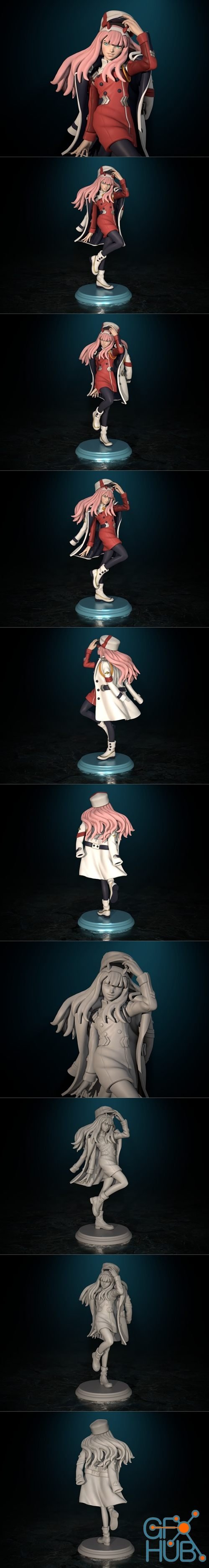 Zero Two – 3D Print