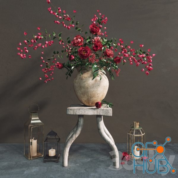 Rustic decor set