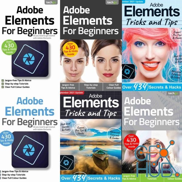 Adobe Elements The Complete Manual,Tricks And Tips,For Beginners – Full Year 2021 Collection (PDF)