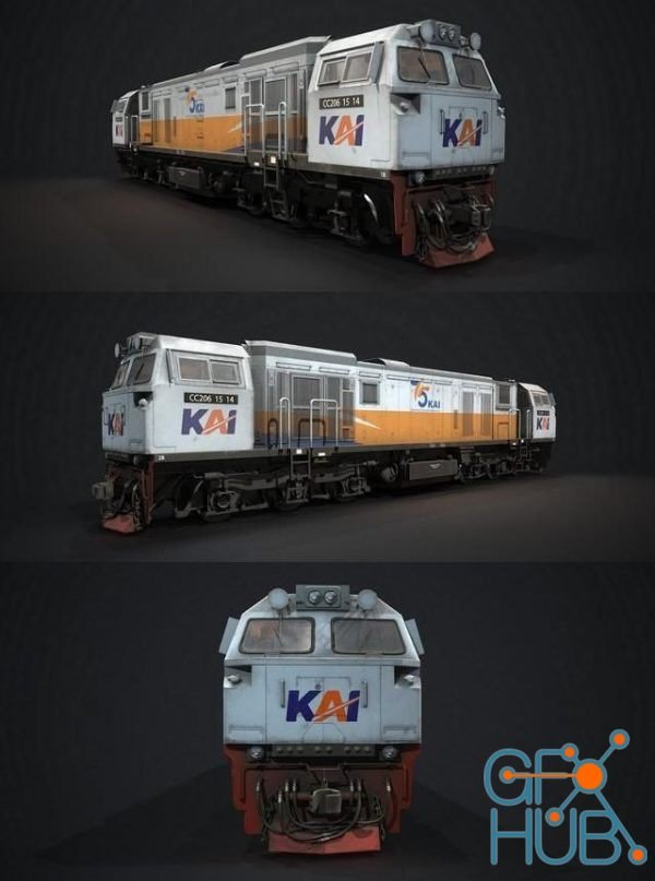 3D Model – CC206 TRAIN | GFX-HUB