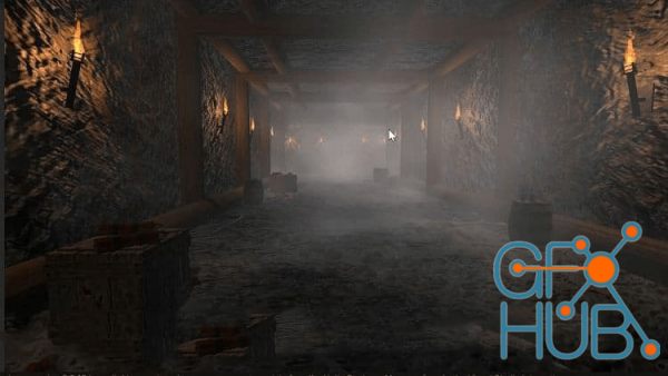 Make a horror Tunnel Design game in Unity