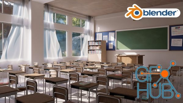 Creating a Classroom Environment in BLENDER