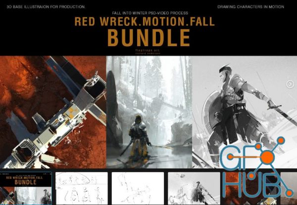 BUNDLE: Characters in Motion/Red Wreck/BONUS: Fall into Winter