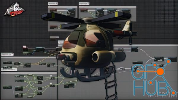 Create a Helicopter Game Control System in Unreal Engine 4