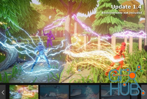 Unreal Engine Marketplace – Lightning / Electricity VFX Pack