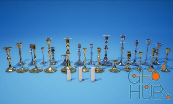 Unreal Engine Marketplace – Candlesticks Set