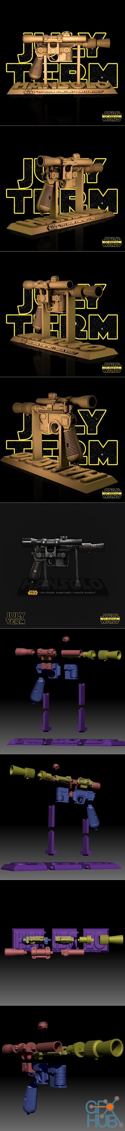 Star Wars - Han Solo Blaster – 3D Print