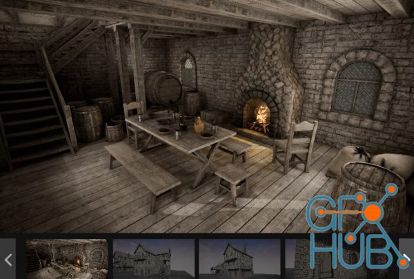 Unreal Engine Marketplace – Modular Fantasy House