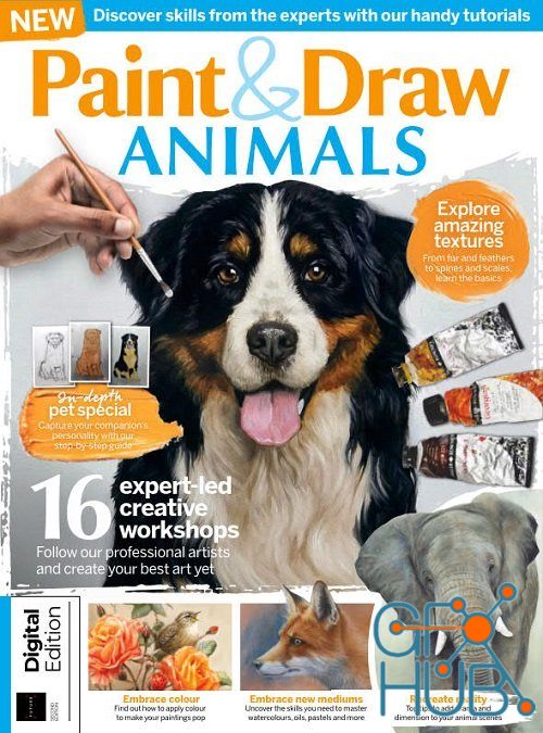 Paint & Draw Animals – 2nd Edition 2021 (True PDF)